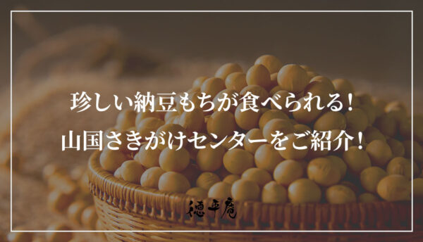珍しい納豆もちが食べられる！山国さきがけセンターをご紹介！｜京都の農家民宿【徳平庵】かやぶき屋根の古民家一棟貸し